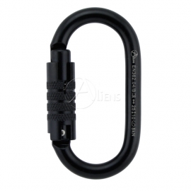 Stahlkarabiner Total Oval Trilock