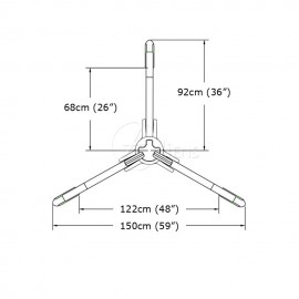 Mobiler Anschlagpunkt - Dreibein Tripod
