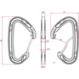 Karabiner Aliens D Classic Wire