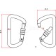 Zubehörkarabiner Accessory D Screw