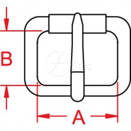 Simple Buckle Roller 186
