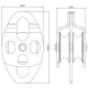 Umlenkrolle Big Double Pulley