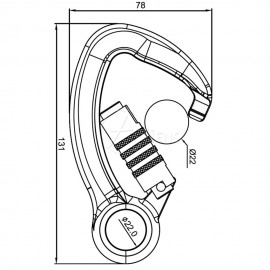 Stahlkarabiner CAPTIVE EYE