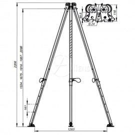 Safety Tripod Dreibein TM 9N
