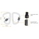 Stahlkarabiner D Screw